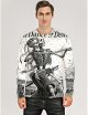 Men's 3D Graphic Skull T-Shirt Print Long Sleeve Daily Tops White