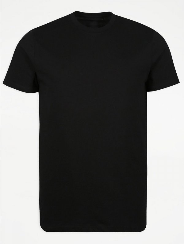 Black Crew Neck T-Shirt